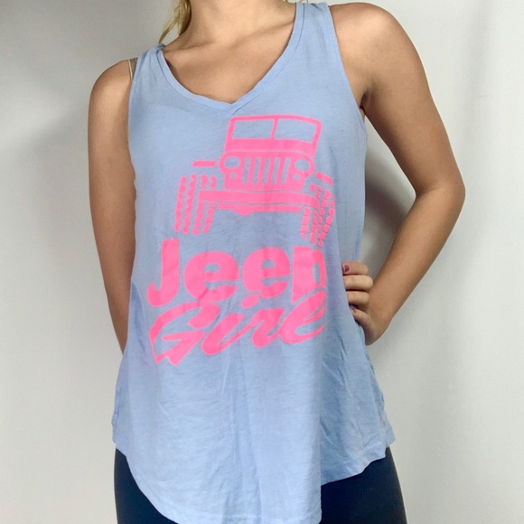 Jeep Tops - Jeep Girl Daytona Beach Shirt